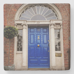 Dessous-de-verre En Pierre Dessous de verre Blue Dublin Door