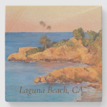 Dessous de verre carré en pierre