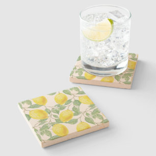 Dessous-de-verre En Pierre Dessous de verre citrons en pierre
