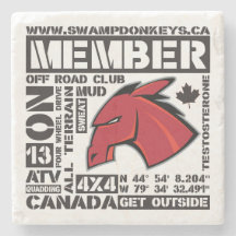 Dessous de verre d'âne