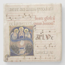 dessous de verre d'art de manuscrit de bible