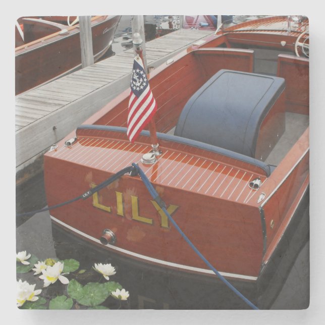 Dessous-de-verre En Pierre Dessous de verre de boissons de métier de Chris (Devant)