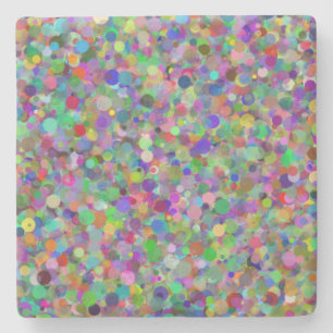 Dessous-de-verre En Pierre Dessous de verre de calcaire de point aléatoire