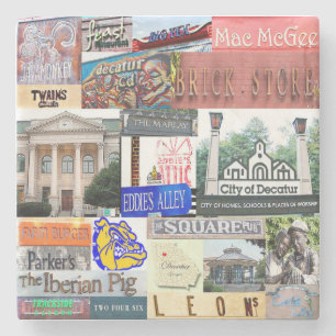 Dessous-de-verre En Pierre Dessous de verre de Decatur, Decatur la Géorgie,