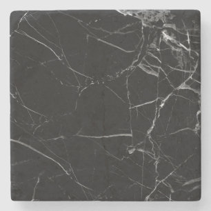 Dessous-de-verre En Pierre Dessous de verre de marbre noirs