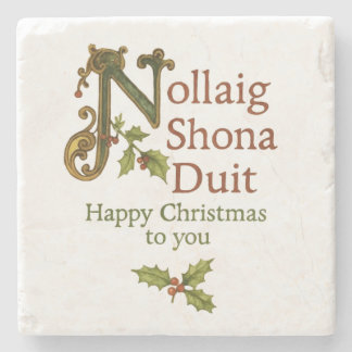 Dessous-de-verre En Pierre Dessous de verre de Noël irlandais