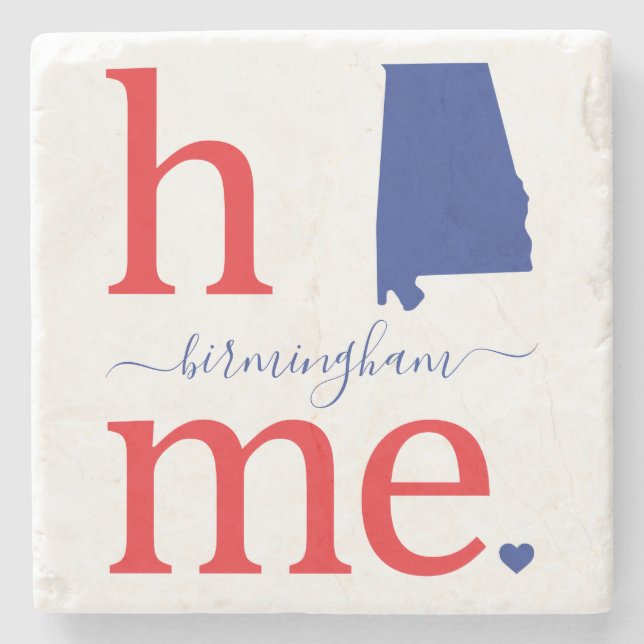 Dessous-de-verre En Pierre Dessous de verre de pierre de l'Alabama (Devant)