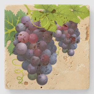 Dessous-de-verre En Pierre Dessous de verre de pierre de raisins