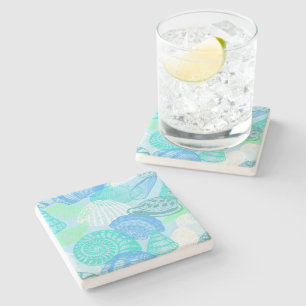 Dessous-de-verre En Pierre Dessous de verre de pierre des coquillages