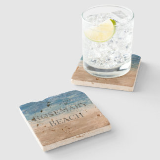 Dessous-de-verre En Pierre Dessous de verre de plage favori