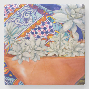 Dessous-de-verre En Pierre Dessous de verre de tuile de Talavera