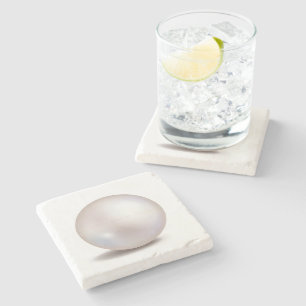 Dessous-de-verre En Pierre Dessous de verre décoratif en pierre perle