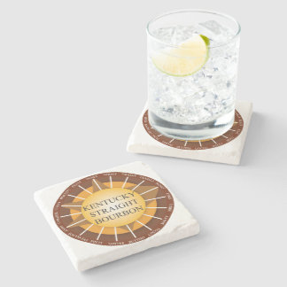 Dessous-de-verre En Pierre Dessous de verre droits de marbre de whiskey du