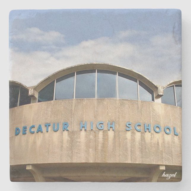 Dessous-de-verre En Pierre Dessous de verre du lycée de Decatur, Decatur Géor (Devant)