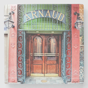 Dessous-de-verre En Pierre Dessous de verre du restaurant d'Arnaud,