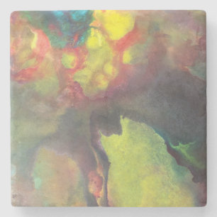 Dessous-de-verre En Pierre Dessous de verre en marbre avec Johnson Abstrait A