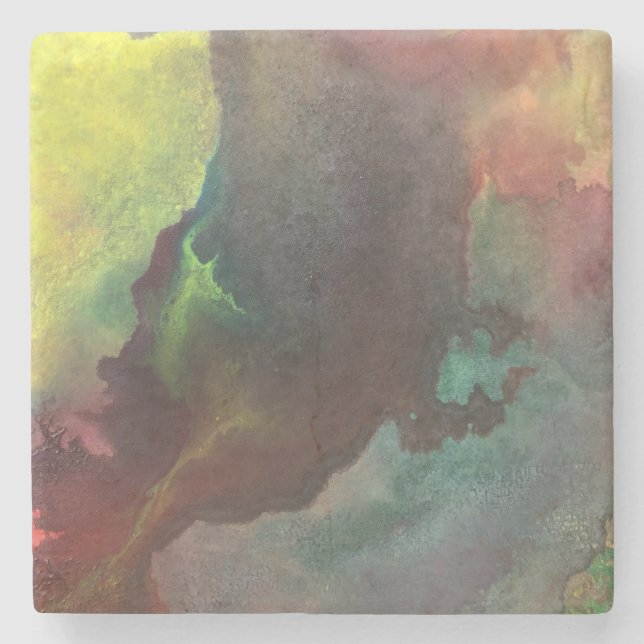 Dessous-de-verre En Pierre Dessous de verre en marbre avec Johnson Abstrait A (Devant)