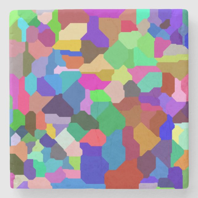 Dessous-de-verre En Pierre Dessous de verre en marbre de carreaux de blocs (Devant)