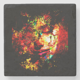 Dessous-de-verre En Pierre dessous de verre en marbre de pierre coloré à la m