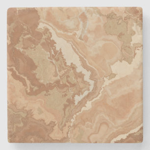 Dessous-de-verre En Pierre Dessous de verre en marbre de terracotta de luxe