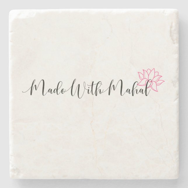 Dessous-de-verre En Pierre Dessous de verre en marbre MWM (Devant)