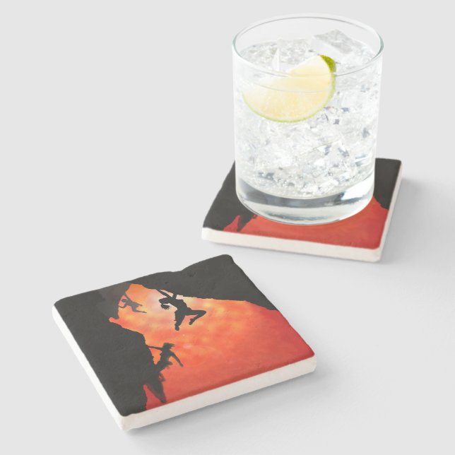 Dessous-de-verre En Pierre dessous de verre en pierre (Côté)