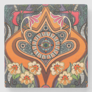 Dessous-de-verre En Pierre DESSOUS DE VERRE en pierre à suie MINNIE