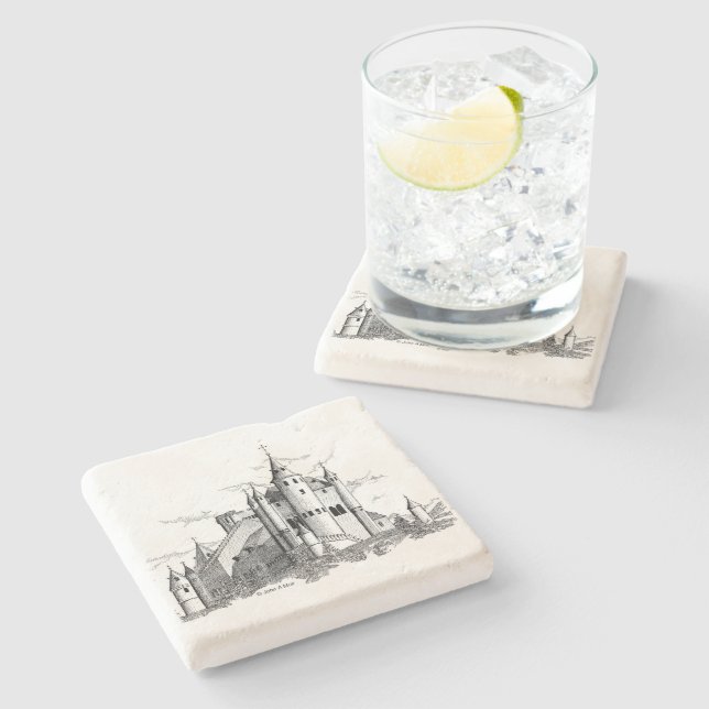 Dessous-de-verre En Pierre Dessous de verre en pierre - Alcazar (Côté)