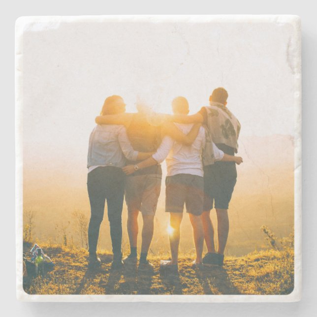 Dessous-de-verre En Pierre Dessous de verre en pierre arrondi encadré (Devant)