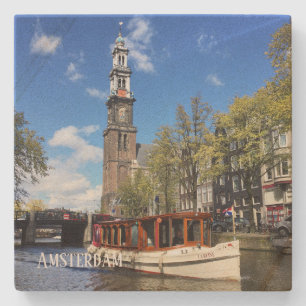 Dessous-de-verre En Pierre Dessous de verre en pierre canal d'Amsterdam