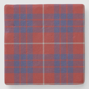 Dessous-de-verre En Pierre Dessous de verre en pierre Clan Tartan Plaid Hamil