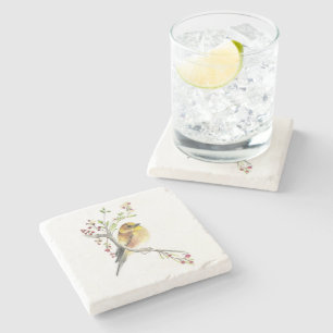 Dessous-de-verre En Pierre Dessous de verre en pierre d'art Goldfinch