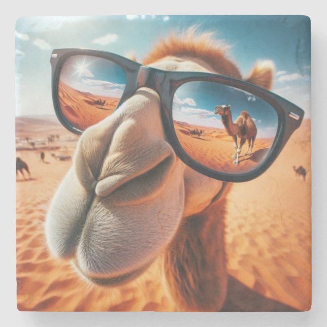 Dessous-de-verre En Pierre Dessous de verre en pierre de Camel cool (Devant)