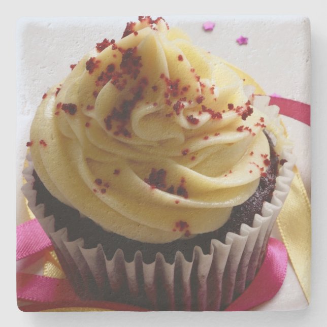 Dessous-de-verre En Pierre Dessous de verre en pierre de Cupcake (Devant)