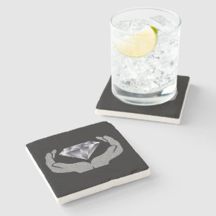 Dessous-de-verre En Pierre Dessous de verre en pierre de diamant