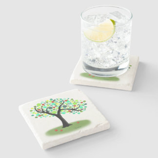 Dessous-de-verre En Pierre Dessous de verre en pierre de l'arbre d'été