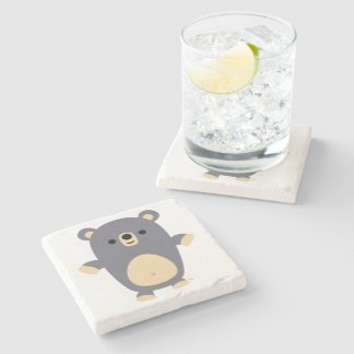 Dessous-de-verre En Pierre Dessous de verre en pierre de l'ours de carton ble