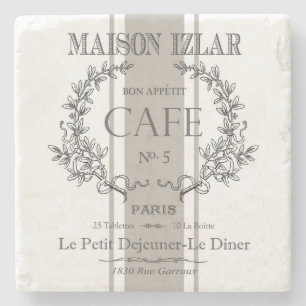 Dessous-de-verre En Pierre Dessous de verre en pierre de marbre