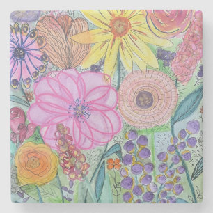 Dessous-de-verre En Pierre Dessous de verre en pierre de marbre