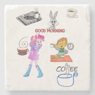 Dessous-de-verre En Pierre Dessous de verre en pierre de marbre