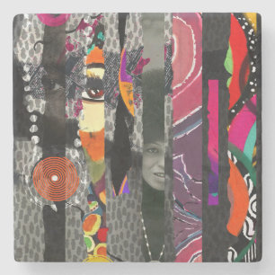 Dessous-de-verre En Pierre Dessous de verre en pierre de marbre avec motifs a