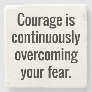 Dessous-de-verre En Pierre Dessous de verre en pierre de marbre Courage