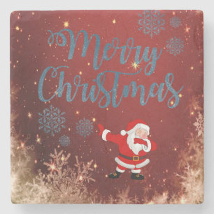 Dessous-de-verre En Pierre Dessous de verre en pierre de marbre de Noël, Joye