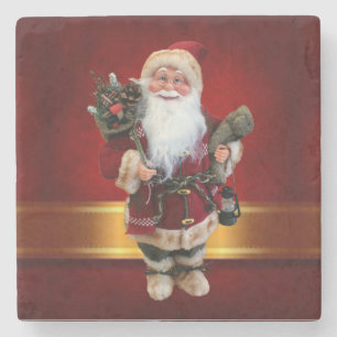 Dessous-de-verre En Pierre Dessous de verre en pierre de marbre de Noël, Père