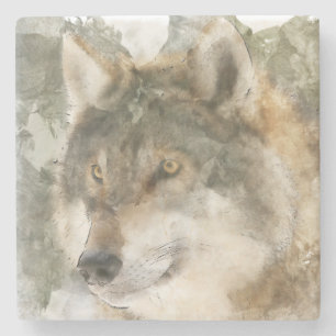 Dessous-de-verre En Pierre Dessous de verre en pierre de marbre - Loup