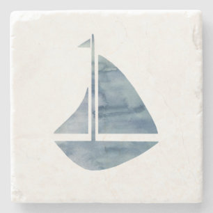 Dessous-de-verre En Pierre Dessous de verre en pierre de marbre nautique