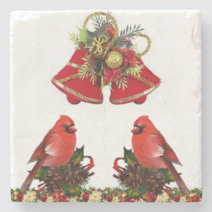 Dessous-de-verre En Pierre Dessous de verre en pierre de marbre Noël