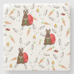 Dessous-de-verre En Pierre Dessous de verre en pierre de marbre Pâques