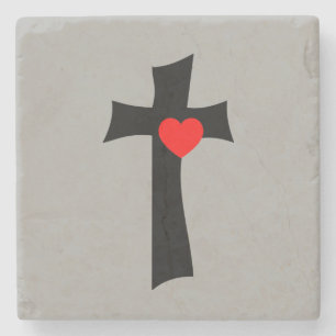 Dessous-de-verre En Pierre Dessous de verre en pierre de marbre Saint Valenti