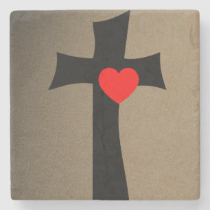 Dessous-de-verre En Pierre Dessous de verre en pierre de marbre Saint Valenti
